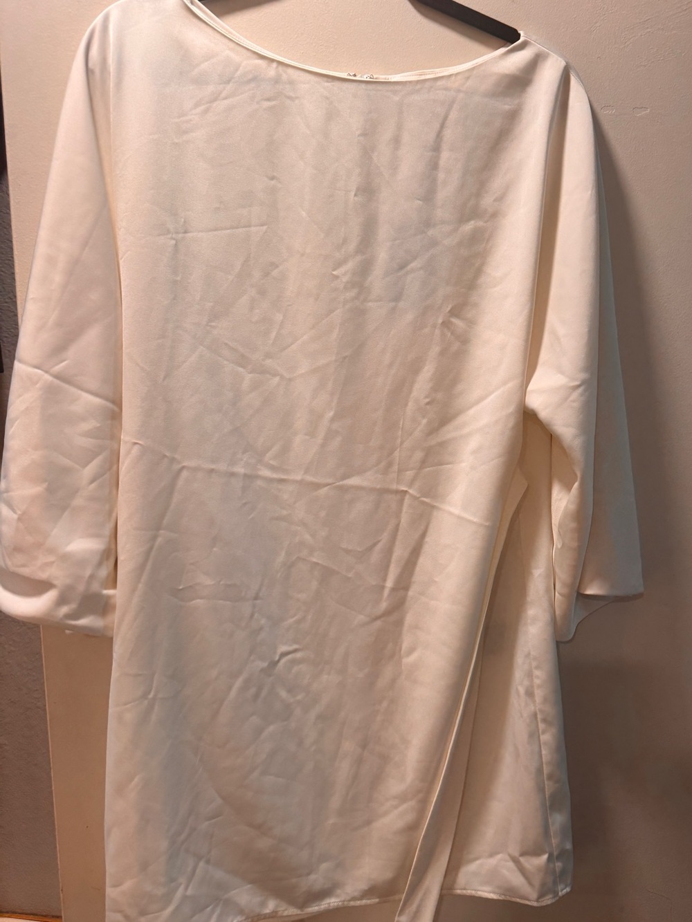 NBD Cream Long Sleeve Dress